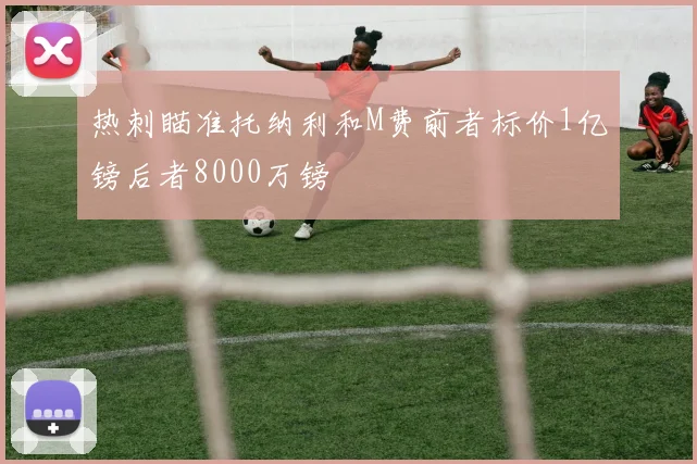 热刺瞄准托纳利和M费前者标价1亿镑后者8000万镑